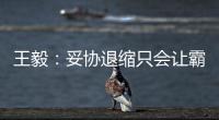 王毅�：妥协退缩只会让霸凌者得寸进尺