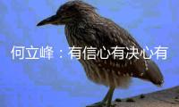 何立峰	�：有信心有决心有实力有底气实现今年发展目标任务